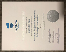 Do you want to order Lambton College fake diploma in Ontario