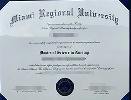 Who provide the Miami Regional University fake degree online