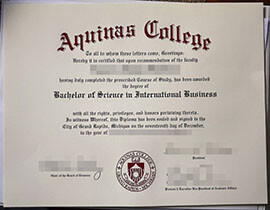 The safest site to order your Aquinas College fake diploma.