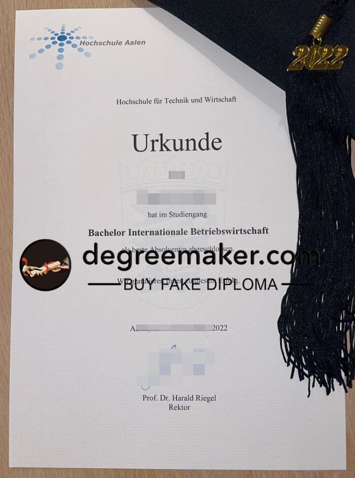 buy fake Hochschule Aalen degree