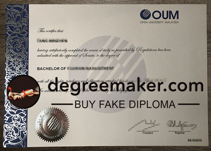 buy fake Open University Malaysia dgree