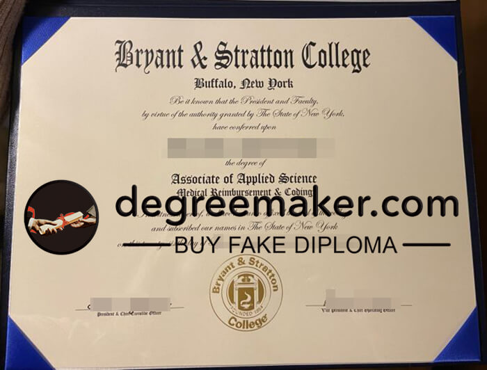 buy fake Bryant & Stratton College degree