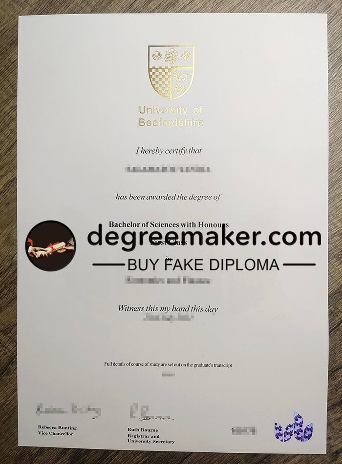 buy fake University of Bedfordshire degree