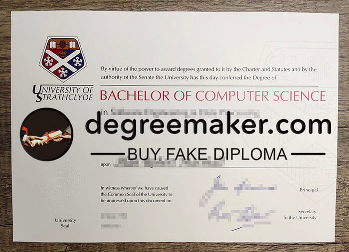 buy fake University of Strathclyde degree