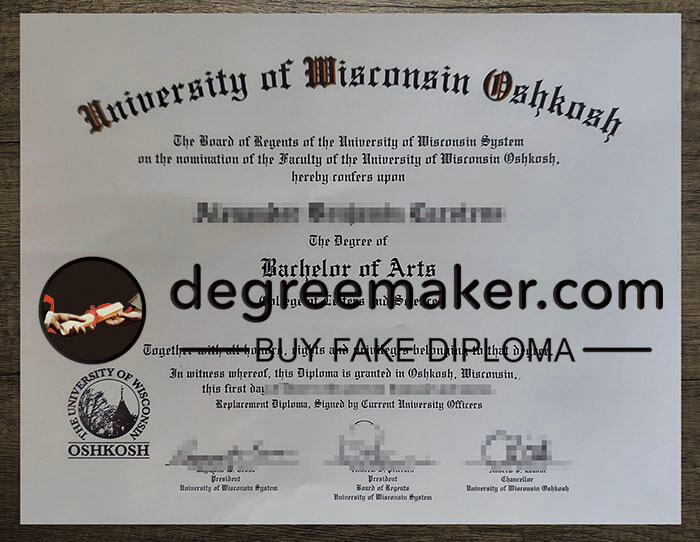 buy fake University of Wisconsin Oshkosh degree