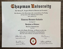 What’s the price for a fake Chapman University degree online