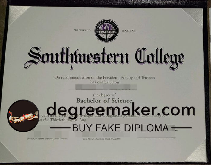 buy fake Southwestern College degree