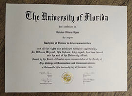 Where to obtain replicate University of Florida degree?