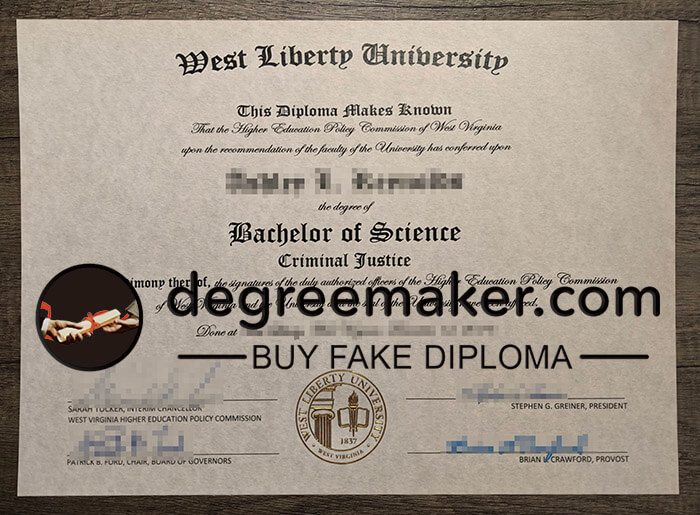 buy fake West Liberty University degree