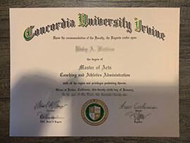 How do I get a new Concordia University Irvine degree in USA