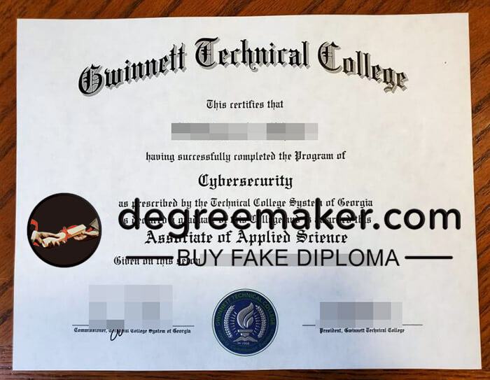 buy fake Gwinnett Technical College degree