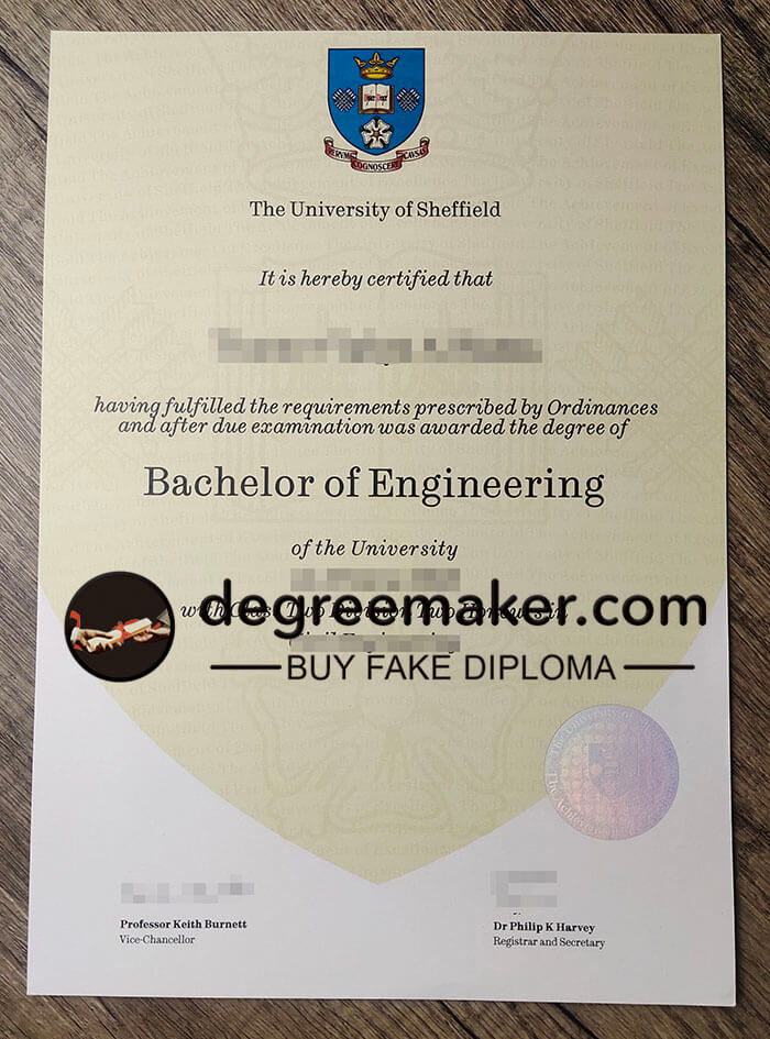 buy fake University of Sheffield degree