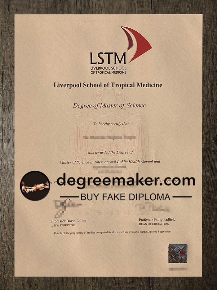 buy fake Liverpool School of Tropical Medicine degree