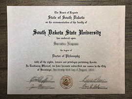 I’m interested in buying a South Dakota State University degree.