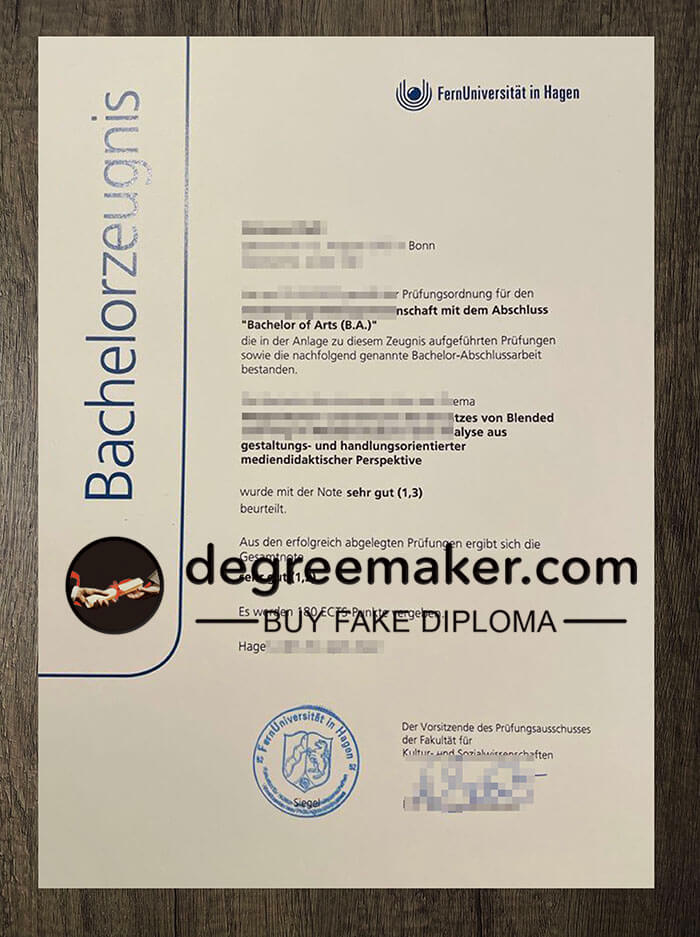 buy fake FernUniversitat in Hagen degree