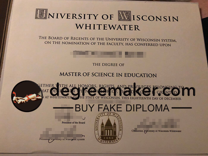 buy fake University of Wisconsin Whitewater degree