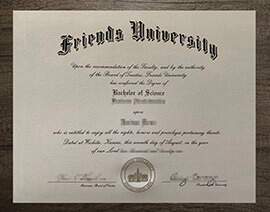 Where to order a realistic Friends University degree?