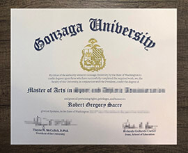 Are you want to order fake Gonzaga University degree online?