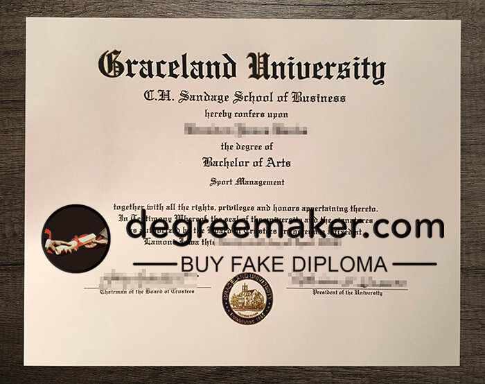 buy fake Graceland University degree