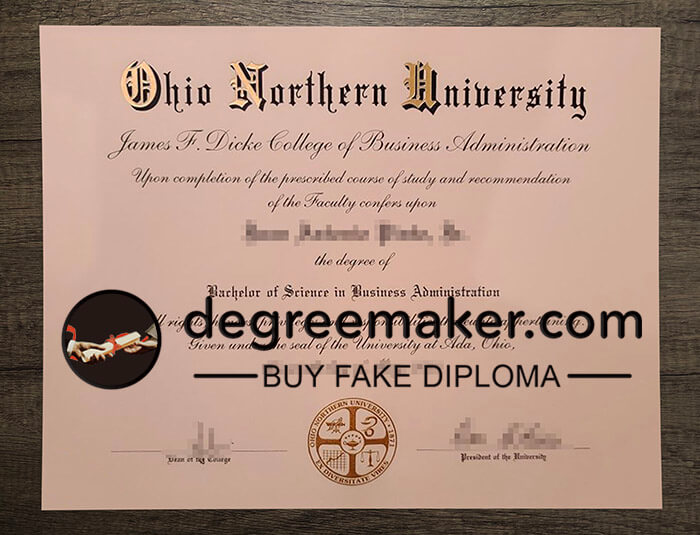 buy fake Ohio Northern University degree