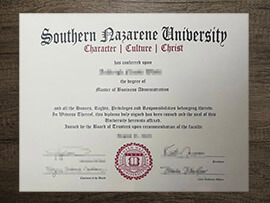 How to order a 100% copy Southern Nazarene University diploma?