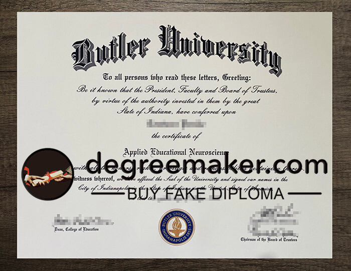 buy fake Butler University degree