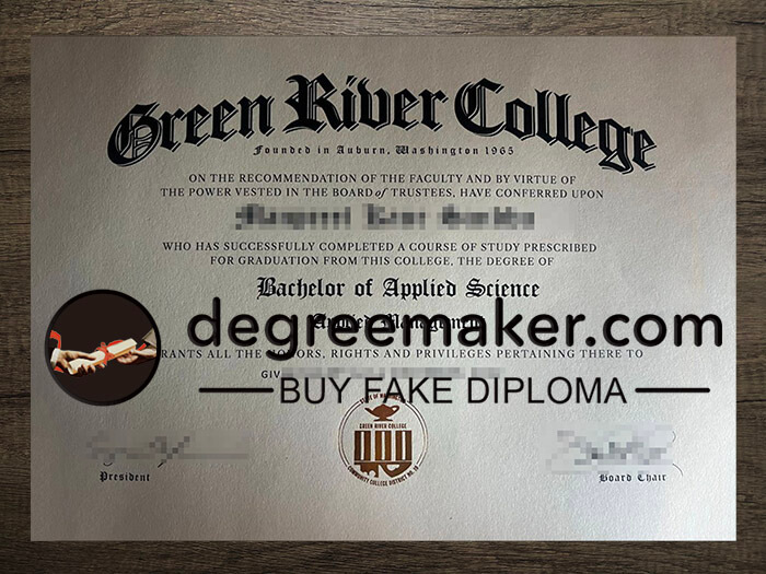 buy fake Green River College degree