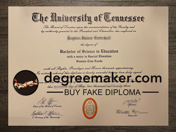 buy fake University of Tennessee degree