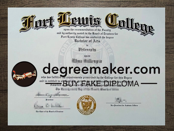 buy fake Fort Lewis College degree