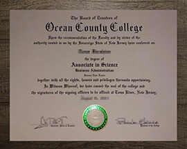 Is it easy to order a fake Ocean County College degree online?