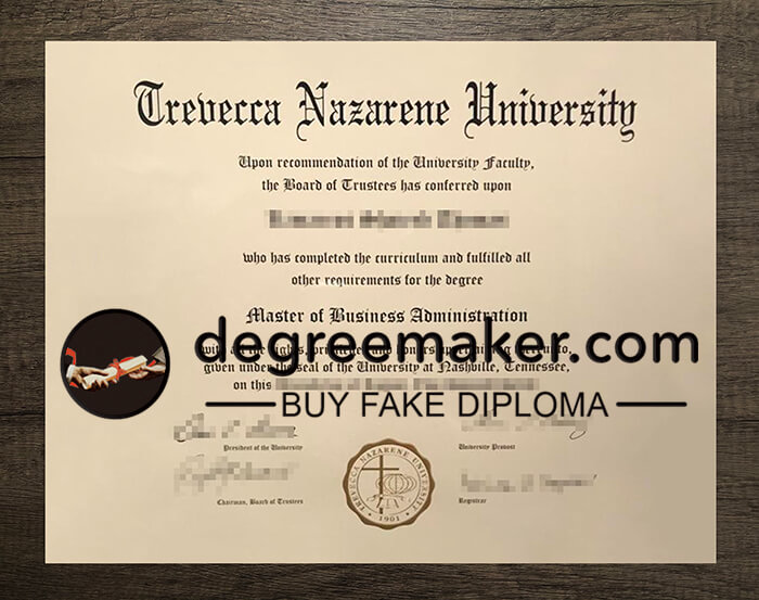 buy fake Trevecca Nazarene University degree