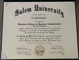 Fake Salem University diploma which is your best setection.