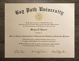 How to Create the Bay Path University diploma online?