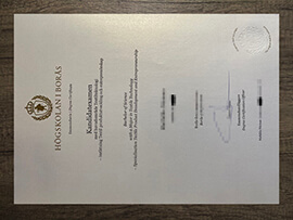 How safety to order a University of Borås diploma certificate?