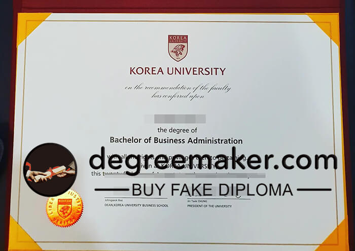 buy fake Korea University degree