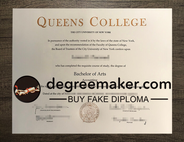 fake Queens College degree