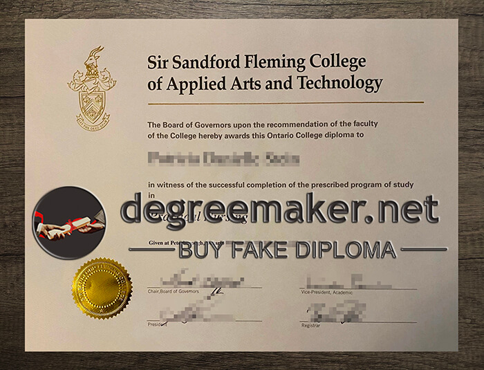 order a Fleming College diploma