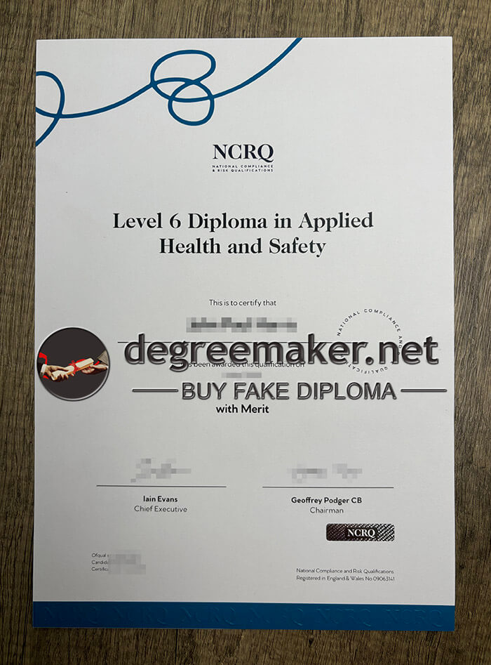 buy NCRQ Level 6 diploma