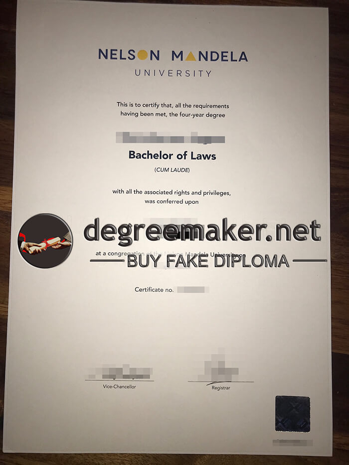 Get a Nelson Mandela University diploma