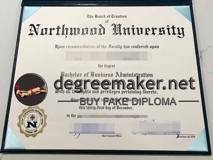 fake Northwood University diploma