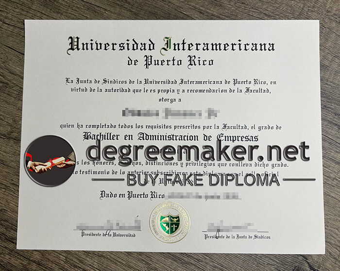 buy Universidad Interamericana de Puerto Rico degree