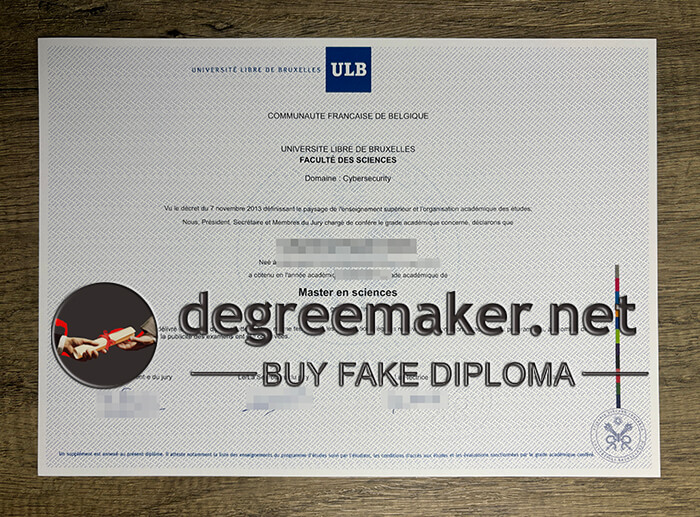 buy Universite Libre De Bruxelles degree