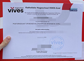 Is it valid to buy fake Hogeschool VIVES degree in Belgium?