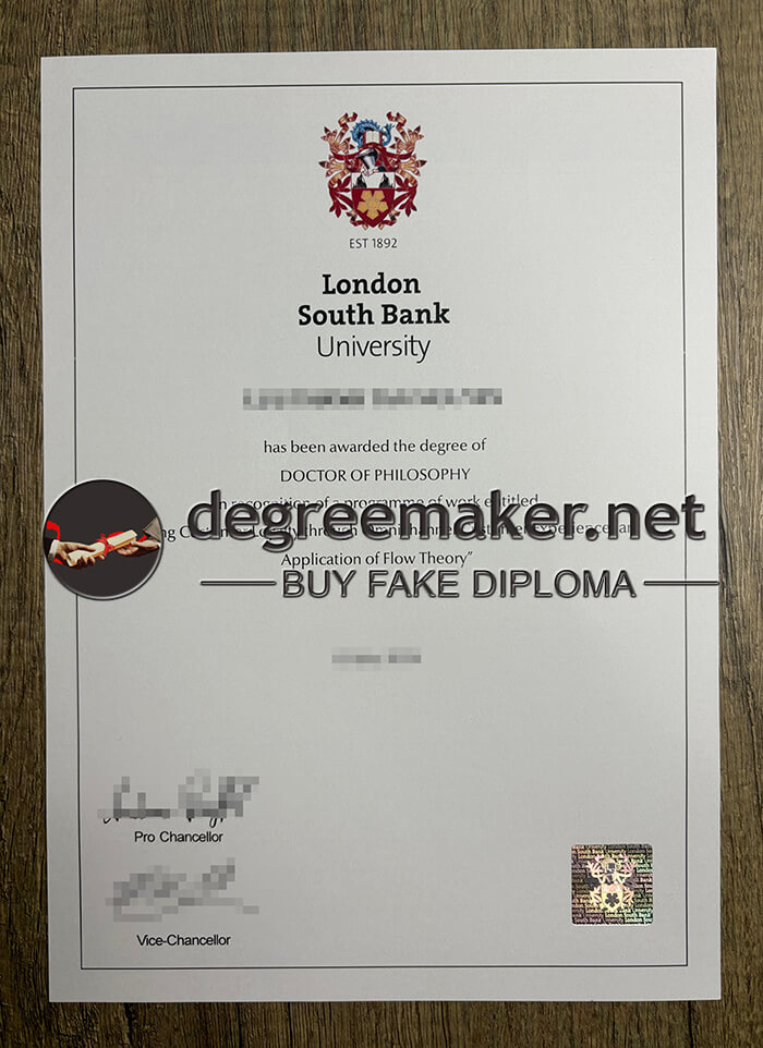 London South Bank University degree