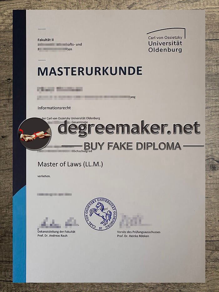 Universität Oldenburg degree