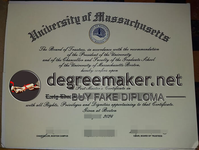 University of Massachusetts Boston degree