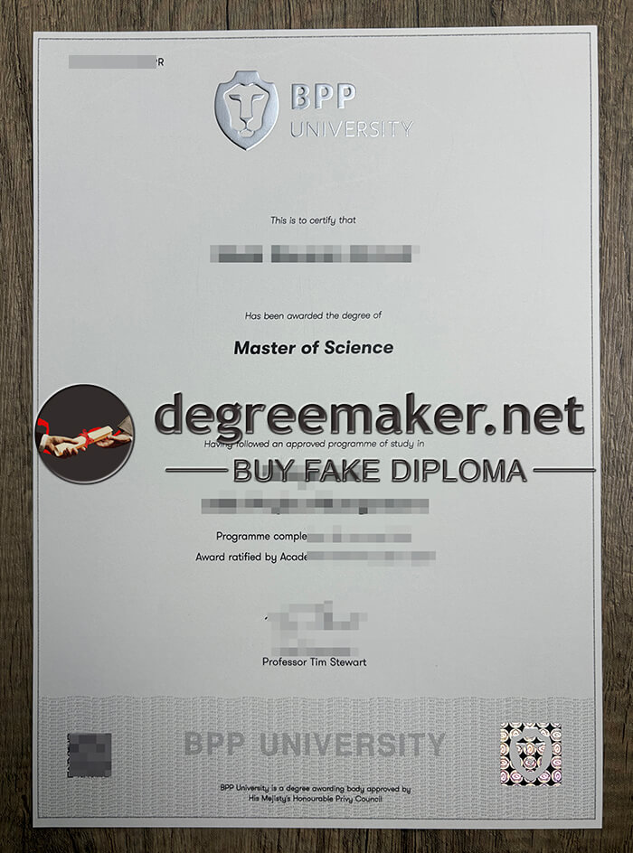 BPP University diploma