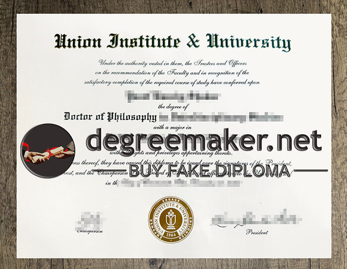 Union Institute & University degree