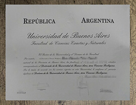 Order a Universidad de Buenos Aires degree degree for a job.