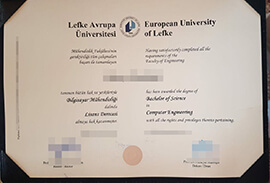 The Guides to order a European University of Lefke degree online